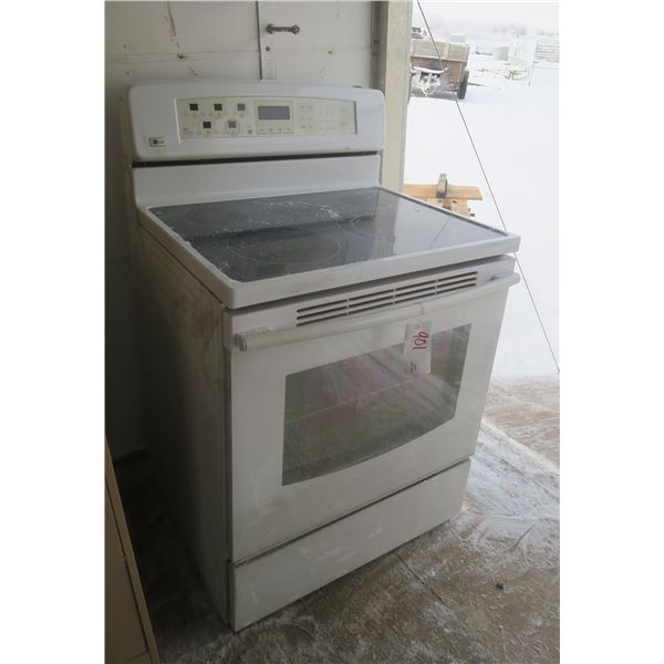 Kitchen Stove w/ Glass Top - 30W x 26L x 36H in.