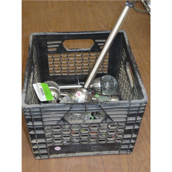 Lot of Fusion solar crackle ball stake lights