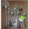 Image 2 : Lot of Fusion solar crackle ball stake lights