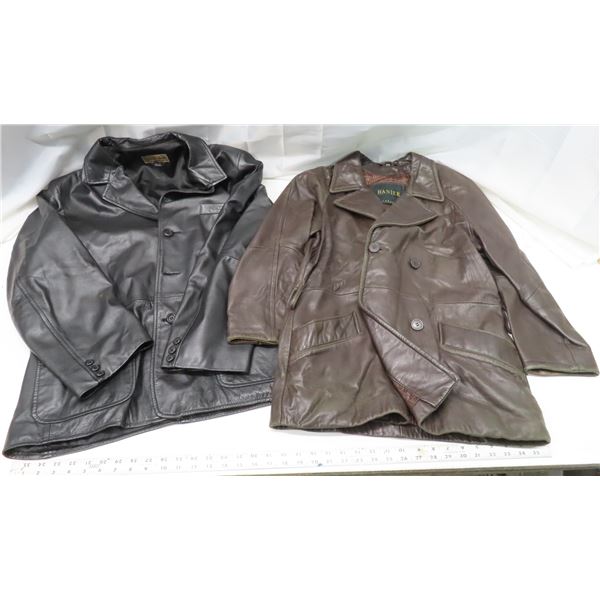 2 leather jackets