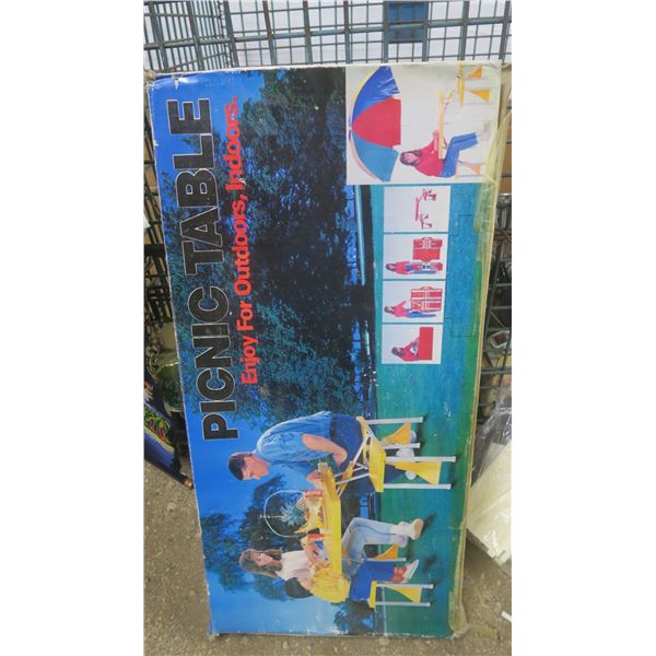 pop-up picnic table