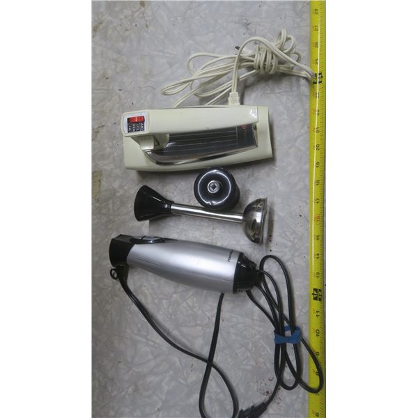 GE mixer and Hamilton Beach Immersion blender