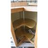 Image 2 : round corner cabinet with lazy susan - 30"W x 30.5"H