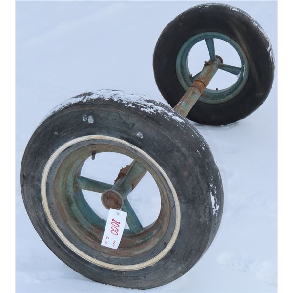 Axle (66" long) & 2 wheels