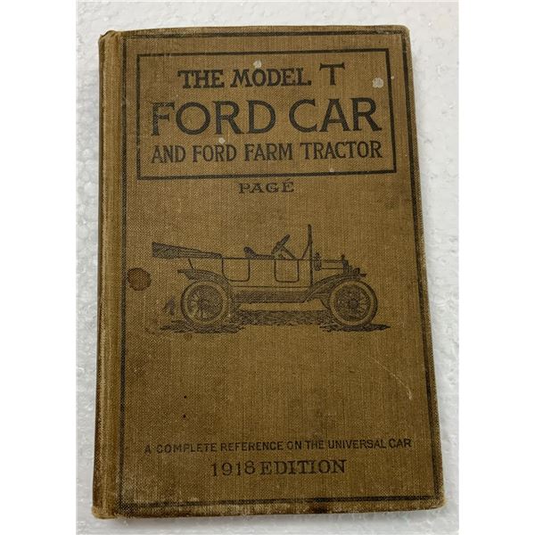 1918 Ford Model T Tractor Book
