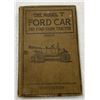 Image 1 : 1918 Ford Model T Tractor Book