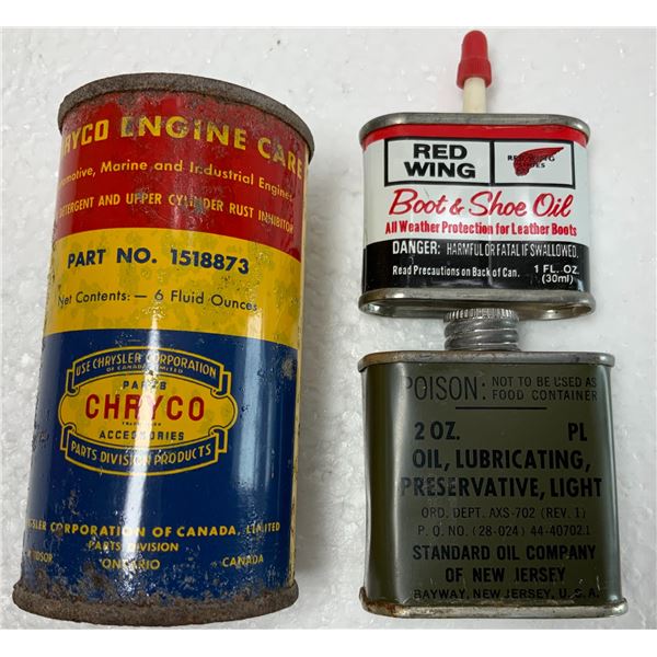 Three Automotive Tins