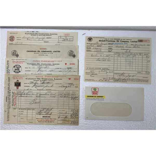 Oil Company Receipts