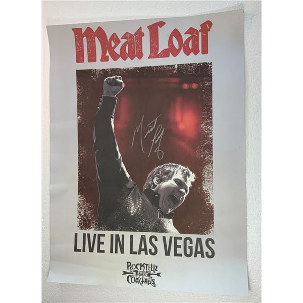 Signed Meatloaf Poster