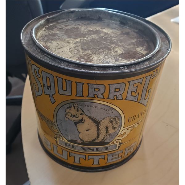 Squirrel 50oz Peanut Butter Tin
