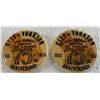 Image 1 : 29. 1958 City of Yorkton 75th Anniversary Pinbacks