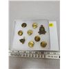 Image 1 : 2 Canadian Infantry Corps pins, 7 Canada buttons