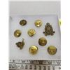 Image 2 : 2 Canadian Infantry Corps pins, 7 Canada buttons
