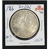 Image 1 : 1966  Large beads Silver Dollar 80% beautiful example low mintage   take a close look at the coin   