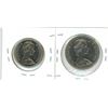 Image 2 : 1870-1970  Manitoba Dollar   & 50 cent  piece  low Mintage  higher quality of coin                  