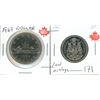 Image 1 : 1969 Canada $1.00 and 50¢ piece low mintage