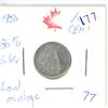 Image 1 : 1950 10 cent 80% silver   only 17,823,075minted                                                     