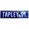 Image 1 : "Tapley St " porecelin sign
