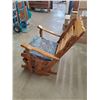 Image 3 : Wooden Rocking Chair