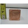 Image 3 : 10 OUNCE COPPER CUBE  .999 FINE