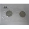 Image 2 : STRIP of 5 1968 CANADIAN DOLLAR COINS - Sealed in plastic as issued by mint