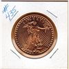 Image 1 : 1 OUNCE COPPER  .999 FINE - GOLD DOUBLE EAGLE DESIGN