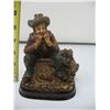 Image 2 : OLD MAN / HOBO with DOG ORNAMENT - Approx. 5 inches Tall - N.O.S.  Box as issued