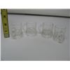 Image 2 : LOT OF 4 MINI SHOT GLASSES (Mug Style) & 2 VINTAGE RESTAURANT COFFEE CREAMERS