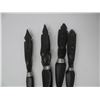 Image 2 : LOT OF 4 HAND CARVED LETTER OPENERS from KENYA - Native Carved