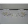 Image 2 : FEDERAL GLASS COMPANY CREAM & SUGAR BOWL with LID