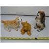 Image 1 : LOT of 3 DOG ORNAMENT