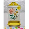Image 1 : Match box - yellow & white flower design