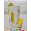Image 2 : Match box - yellow & white flower design