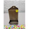 Image 1 : Match box, bronze color