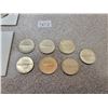 Image 2 : Nine silver Canada 10¢, Two 25¢