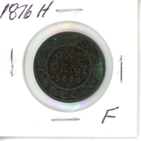 1876-H Canada 1¢ one cent