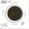 Image 1 : 1882-H Canada 1¢ one cent