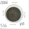 Image 1 : 1886 Canada 1¢ one cent