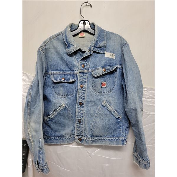 Vintage 1970's GWG jean jacket fashionably faded