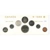 1968 8-coin Canada Year Set. Includes both Silver & Nickel coins.