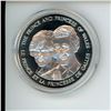 Image 3 : 1983 Royal Wedding of Prince Charles & Princess Diana Silver Medal. Proof with Ultra Heavy Cameo. Ho
