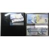 Lasting Impressions. Bank of Canada Limited Edition Collector’s Set of 2 $5 notes. 1986 $5 Knight-Do