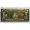 Image 4 : Government of Antigua & Barbuda 23-karat Gold-Plated $50 banknote. Depicts the ship Anne’s Revenge a
