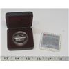 Image 1 : 1991 Frontenac Silver Dollar. Commemorating the 175th Anniversary of the first Canadian steamship on