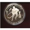 Image 2 : 1993 Stanley Cup Silver Dollar. Bright White. Housed in its original case of issue. Proof with Ultra