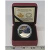 Image 1 : 2017 150th Anniversary of Canada $10 Coloured Loon. 99.99% pure Silver. Proof with Ultra Heavy Cameo