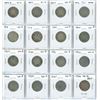 Image 1 : Lot of 16 Canadian Silver 25 Cents. Includes 1902H, 1903, 1907, 1912, 1913, 1918, 1919, 1920, 1929, 