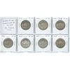 Image 1 : Complete Set of 7 Canadian World War II Silver 50 Cents. Includes 1939, 1940, 1941, 1942, 1943, 1944