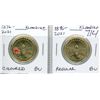 Image 1 : Complete Set of 2 1896 – 2021 Klondike Gold Rush Loonies. Includes Coloured & Regular. Brilliant Unc