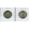 Image 2 : Complete Set of 2 1972 – 2022 Canada – Russia Hockey Series Toonies. Includes Coloured & Regular. Br